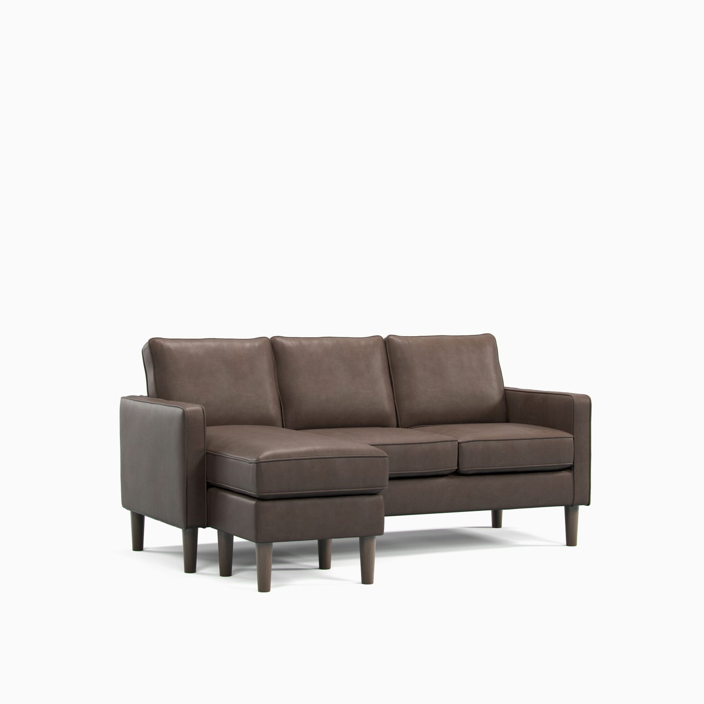 Model 46 - Reversible Chaise Sofa Faux Leather