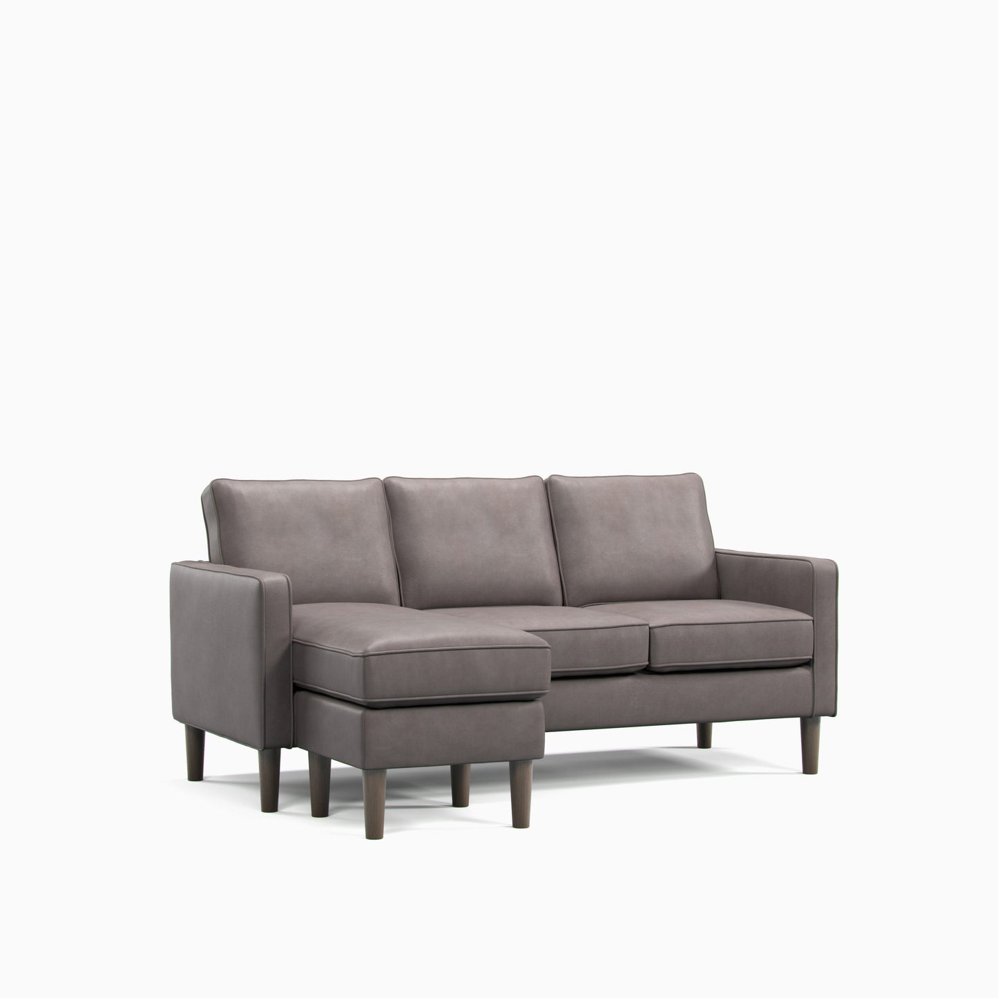 Model 46 - Reversible Chaise Sofa Faux Leather