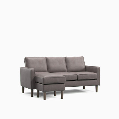 Model 46 - Reversible Chaise Sofa Faux Leather