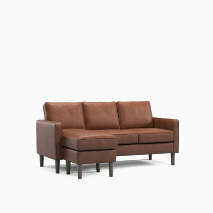 Model 46 - Reversible Chaise Sofa Faux Leather